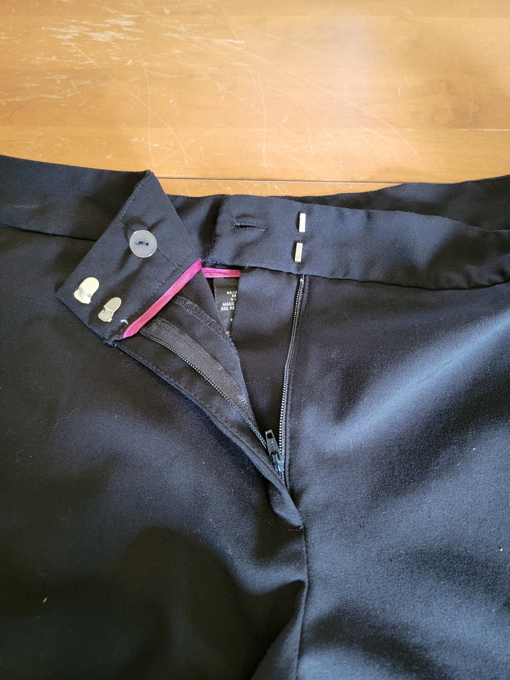 George Black Cropped Wide-Leg Capris Work Wear Size 16 - Picture 10 of 12